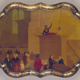 American. Lemuel Haynes preaching, circa 1835-40. Painted tray, oil paint on papier-mâché, 65.3 cm.
Museum of Art, Rhode Island School of Design, Providence. Bequest of Miss Lucy T. Aldrich.